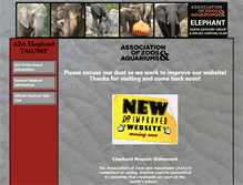 Tablet Screenshot of elephanttag.org